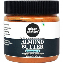 Urban Platter Almond Butter (Unsweetened)  Jar  250 grams